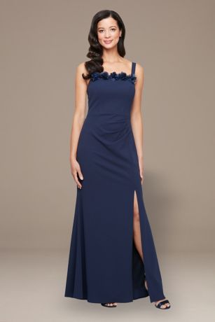 Bolero Jacket Dress with Flower Neckline | David's Bridal